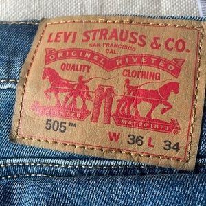 Men’s Levi’s 505 36/34